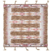 Шафран Nima Geometric Wool Runner Rug, Taupe Ivory, 2'3 8 '