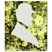 Уинууд студио флорални и ботанически Пана Пана щампи' Кабайеро ' градини-Жълто, сиво