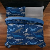 Вашата зона синьо легло динозаври в чанта