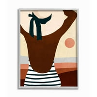 Ступел индустрии Женски плаж бански мода шапка Лято слънце рамкирани стена арт дизайн от Виктория Борхес, 16 20