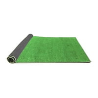 Ahgly Company Indoor Rectangle Oriental Green Industrial Area Rugs, 2 '4'