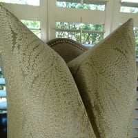 Листна шушулка ръчно изработена възглавница за хвърляне