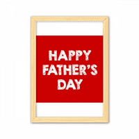 Любов татко Честит Ден на бащата Декоративна дървена картина Домашна украса картина A4