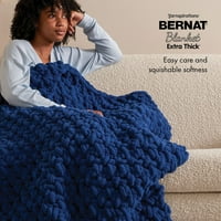 Бернат® одеяло допълнително дебела джъмбо полиестерна прежда, овесена каша 21.2 унции 600г, ярда