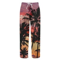 Sngxgn големи и високи суитчъри за мъже мъжете панталони летни плажни панталони торбисти бохо йога хавайци ежедневни панталони