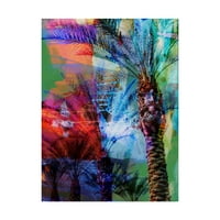 Пустинна Палма абстрактно платно изкуство от Сиса Джаспър
