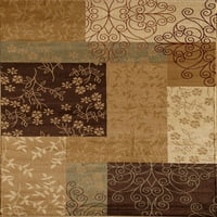 RUGS AMERICA CAPRI COLLECTION Spencer Contemporary Geometric Area Rug 3'11 5'3