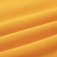 drpgunly дамски върхове ежедневни печат качулка суичър пуловер върхове с дълъг ръкав топ графични качулки y2k качулка жълто xl