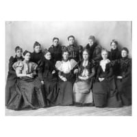 Снимка: Конгресът на майките, Вашингтон, окръг Колумбия, 1897 г., Фийби Апърсън Хърст, Летития Стив