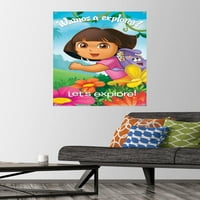 Nickelodeon Dora The Explorer - Разгледайте плаката за стена с бутални щифтове, 22.375 34
