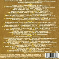 John Lee Hooker - Документиране на записите за усещане 1948- - CD