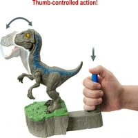 Rock 'Em Sock' em Raptors Jurassic World Domination Kids Game Fighting Raptors, които се движат и ухапват