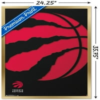 Торонто Raptors - Плакат за стена на лого, 22.375 34