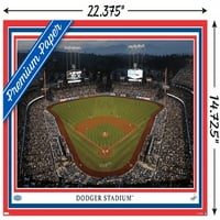 Лос Анджелис Доджърс - Стенски плакат на стадион „Доджър“, 14.725 22.375