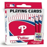 Masterpieces Официално лицензирани MLB Philadelphia Phillies играят карти - картичка за възрастни