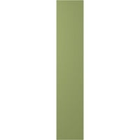 Екена мелница 1 2 в 75 х Америкрафт три борда екстериор истинско дърво две равни панелни рамкирани борда-н-Батен щори, мъх зелен
