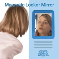 VESNA гладки полирани ръбове на рамката и дълготраен заден магнит поддръжка синьо огледало за ежедневна употреба