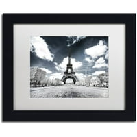Търговска марка изобразително изкуство друг поглед към Париж седми платно изкуство от Филип Хюгонар, бяла матова, черна рамка