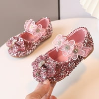 Обувки за малки деца Performance Dance Shoes for Girls Childrens Shoes Pearl Rhinestones Shining Kids Princess Shoes Kids Knee