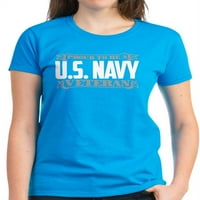 Cafepress - Горд, че съм вестник на ВМС на САЩ - тъмна тениска на жените