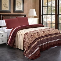 Мека плюшена руно одеяло за легло диван, красота модел отпечатани цар размер 90 Х102