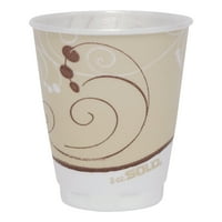 Solo Cup Company Symphony Design Oz. Трофейна пяна горещи чаши за студени напитки, брой
