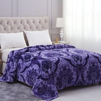 Лек мек плюш руно одеяло за легло диван, красота модел отпечатани 79 Х81