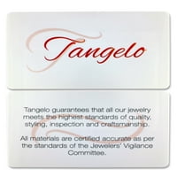 Тангело 2-Каратов Т. Г. в. Лондон-син топаз и диамантен акцент 10к годежен пръстен от розово злато