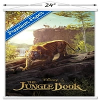 Disney The Jungle Book - Tiger Wall Poster с дървена магнитна рамка, 22.375 34