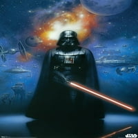 Star Wars: Saga - Vader in Space Wall Poster, 14.725 22.375